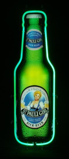 St Pauli Girl Bottle Neon Sign